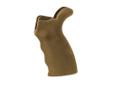 ERGO 2 FN SCAR Sure Grip Rubber Pistol Grip Coyote Brown. The ERGO 2 Sure Grip for the FN SCAR is made of the Suregrip textured material like the original ERGO grips, it provides an ergonomically correct grip and includes finger grooves, and an extended