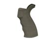 ERGO 2 Sure Grip AR 5.56, 308 Rubber Pistol Grip OD Green. The ERGO 2 Sure Grip is made of the Suregrip textured material like the original ERGO grips, it provides an ergonomically correct grip and includes finger grooves, and an extended rear upper