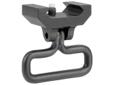 The slide on, anodized aluminum ERGO Sling Swivel & mount allows shooters to mount a standard rifle sling to any 1913 Picatinny railFeatures:- 6061 T6 anodized aluminum rail mount with standard sling loop- Attaches with integrated nylon tipped setscrew