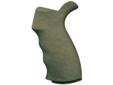 The ERGO original olive drab green SUREGRIP is an ergonomically designed pistol grip that fits all AR15/M16 rifles. This ambidextrous pistol grip features the SUREGRIP texture.Features:- Ergonomically correct finger grooves- Ambidextrous (works for right