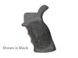 ERGO Tactical Deluxe AR15 Pistol Grip Kit Dark Earth. The ERGO Tactical Deluxe Grip features smooth textured finger grooves, heavier tactical design with a rear upper web support, Superior textured finishes minimize slippage, even while wearing gloves.