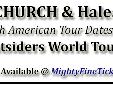 Eric Church 2015 The Outsiders Tour Concert in Oklahoma City
Concert Tickets for the Chesapeake Energy Arena in OKC on January 14, 2015
Eric Church & Halestorm will arrive for a tour concert in Oklahoma City, Oklahoma on the 2nd leg of The Outsiders World