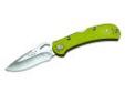 "
Buck Knives 722GRS1 SpitFire Green
The Spitfireâ¢ is designed for everyday carry. The wicked sharp blade can easily be opened with one hand and locks open with the lockback design. The aluminum handles offer a sleek and lightweight design.
Made in the