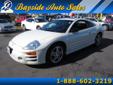 2003 Mitsubishi Eclipse
Vehicle Information
Year: 2003
Make: Mitsubishi
Model: Eclipse
Body Style: 3 Dr Coupe
Interior: Midnight
Exterior: Dover White Pearl
Engine: 3.0L V6
Transmission: Automatic
Miles: 99235
VIN: 4A3AC74H63E069560
Stock #: 069560
Price: