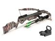 Vixen II - Multi-Red Dot "Lite Stuff" PackageFeatures:- "Realtree Hardwoods HD" Kolorfusion Finish- Compact Traditional Stock- 150 LB. Draw Weight - 13.5" Power Stroke- 285-FPS** - Manual Safety- Excel String- Red Dot Sight - Scope Mount- Scope Rings-