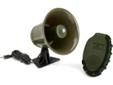 The only thing that could make the MP3 caller any better was to add an external speaker, so it was added! Now, with a high quality bell housed speaker and an additional 50' cord to get those sounds out and away from your location. The hand held MP3 caller