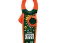 Professionals can now have a full-featured digital clamp-on meter at an affordable price, with the Extech EX730 True RMS 800-Amp AC/ DC Clamp Meter. The ergonomically designed, double-molded housing gives you a better grip for one-handed operation with