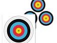 "
Birchwood Casey 37415 Eze-Scorer Archery Clear, 2 Side, 18"" x 18"", 5 Target
Birchwood Casey Eze-Scorerâ¢ Archery Outdoor 2-Sided Color Targets
Non-reactive paper targets for Archery and Firearms.
Size: 17 3/4""
Quantity: 5 "Price: $2.7
Source: