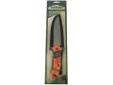 "
Remington Accessories 19762 FAST Fixed Camo Mossy Oak Blaze Orange Stainless Steel
F.A.S.T Fixed Blade Knife
- Blade material: 440 stainless steel with bead blast finish
- Blade Length: 5 3/4"", 3.9mm thick
- Handle material: Anodized aluminum scales