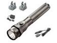 "
Streamlight 75735 FC Stinger LED W/AC/DC 2 Holders
The powerful, long-range, long-running, flashlight that lasts a lifetime. A combination of rechargeability and LED technology that produces the lowest operating cost of any flashlight made! The new