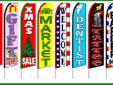 Quality products >>> Enter Flag Store <<< Great Prices
We offer Great Deals on all types of FLAG related products, Stock and Custom made.
Call toll free 1-877-612-3181, 7 days a week in USA
Custom Digital Swooper Flags Full color $139 each
STOCK swooper