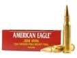 Federal Cartridge 308 Win 150 Grain FMJBT/20 AE308D
Manufacturer: Federal Cartridge
Model: AE308D
Condition: New
Availability: In Stock
Source: http://www.fedtacticaldirect.com/product.asp?itemid=20114