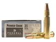 Load number: 35ACaliber: 35 Rem.Bullet Weight: 200 Grains, 12.96 GramsPrimer number: 210Classic Centerfire, Power Shok Soft Point Round NoseUsage: Medium GameFederal Power Shok bullets hit hard and expand reliably for effective game-getting performance.