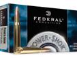 Load number: 280BCaliber: 280 RemingtonBullet Weight: 150 Grains, 9.72 GramsPrimer number: 210Classic Centerfire, Power Shok Soft Point Usage: Medium GameFederal Power Shok bullets hit hard and expand reliably for effective game-getting performance. The