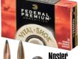 Federal Premium Vital-Shok, 30-06 Springfield, 165Gr Nosler Partition - 20 Rounds. Make sure every shot count by carrying Federal Premium Vital-Shok. Federal Premium Vital-Shok is the world's most technologically advanced bullets with world-class brass,