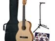 Bundle includes Fender ESC-105 Full-Size Classical Guitar, Gig Bag, Guitar Stand, and Pick Card.The most affordable Fender guitar on the market, the ESC-105 full-size classical guitar is available exclusively at Austin Bazaar, a Fender-authorized dealer.