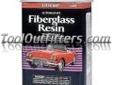 "
Fibreglass Evercoat 498 FIB498 Fiberglass Resin - Gallon
Heavy, thixotropic formula that will not run or sag and will cure to a non-tacky surface. Wets out mat and cloth quickly. Can be filed, sanded or drilled. Impact resistant. Waterproof. Use with