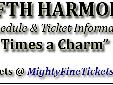 Fifth Harmony 5th Times a Charm Tour Concert in Indianapolis
5H Concert at The Lawn At White River State Park on Saturday, June 28, 2014
Fifth Harmony will arrive for a concert in Indianapolis, Indiana on Saturday, June 28, 2014. The Fifth Harmony 5th