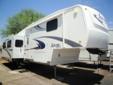 2008 HOLIDAY RAMBLER SAVOY LX
FIFTH WHEEL SERIES
Model: 32SKT
Manufactured by Monaco Coach Corporation, Holiday Rambler, Division - 3/08
34' X 8'
**** TRIPLE SLIDE ****
Sleeps up to 4
Bed, Sofa Sleeper with Hide-A-Bed
Dealer Stock Number: 1558
Vehicle ID