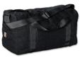 This tough, water-resistant oil finish Tin Cloth duffle bag is sturdy, quick-drying, and comes with nylon webbing straps. Nylon taffeta lining. Nylon zipper closure with two open exterior pockets. Made in USA of imported cotton. Wipe or brush clean only.