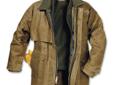 This coat's one-piece cape provides no-seam, double coverage for your chest, upper back and arms. Four large front utility pockets, slotted pocket for instruments, unlined hand warmer pockets and an interior pocket. The heavy-duty, two-way brass zipper is