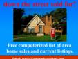 Find out what the home down the street sold for! Free computerized list of area home sales and current listings. teresa@ameriplexrealtors.com or 817-366-0372 or visit www.ameriplexrealtors.com