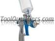 "
Sharpe Manufacturing 289200A SHA289200 Finexâ¢ FX1000 Mini-HVLP Spray Gun with 1.0mm Nozzle
Features and Benefits
Two finger control for anti-fatigue painting in confined access areas like doorjambs or for detailed touch-up work
Large pattern size, up to