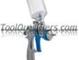 "
Sharpe Manufacturing 289222 SHA289222 Finexâ¢ FX1000 Mini-HVLP Spray Gun with 1.4mm Nozzle
Features and Benefits
Two finger control for anti-fatigue painting in confined access areas like doorjambs or for detailed touch-up work
Large pattern size, up to