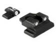 "
Trijicon FS02 Firestar Front & Rear Night Sight Set .40, 3 Dot
Trijicon Bright & Tough(TM) Night Sights are three-dot iron sights that increase night-fire shooting accuracy by as much as five times over conventional sights. Equally impressive, they do