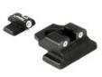 "
Trijicon FS01 Firestar Front & Rear Night Sight Set 9mm, 3 Dot
Trijicon Bright & Tough(TM) Night Sights are three-dot iron sights that increase night-fire shooting accuracy by as much as five times over conventional sights. Equally impressive, they do