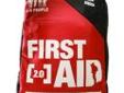 "
Adventure Medical 0120-0220 First Aid 2
Adventure First Aid 2.0
The Adventure First Aid 2.0 is fully stocked for the most common injuries and illnesses encountered on the trail: sprains, fractures, cuts, scrapes, headaches, and allergic reactions. With