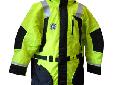 Flotation Coat - AC-1100COLOR: Hi-Vis Yellow/BlackSIZES: LargeCHEST: 40" - 42"APPROVAL: USCG Type IIIStanding watch or working on deck in cold and wind can wear down an able seaman in hours. Choosing the right protective clothing can make the difference