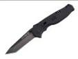 "
SOG Knives TFSAT-8 Flash II Tanto, Black TiNi, Straight
The Flash has got to be one of the coolest knives SOG has ever seen. Forget its wicked-quick blade access, that it handles like a race car on rails, or that it locks up like Alcatraz. It just looks