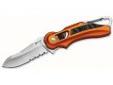 "
Buck Knives 770ORX Flashpoint Orange
Stylish and innovative, the FlashPoint is perfect for general use and specifically designed for use in the outdoors whether it is climbing, hiking, camping, biking, etc... The SafeSpin open/close technology allows