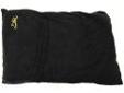 "
Browning Camping 7999101 Fleece Pillow Black
Browning Camping Fleece Pillow
- 16"" x 24""
- Polyester Fleece Top
- Microfiber bottome with Buckmark Logo repeated pattern
- Standard stuff sack included
- Black"Price: $9.49
Source:
