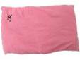 "
Browning Camping 7999102 Fleece Pillow Pink
Browning Camping Fleece Pillow
- 16"" x 24""
- Polyester Fleece Top
- Microfiber bottome with Buckmark Logo repeated pattern
- Standard stuff sack included
- Pink"Price: $9.49
Source: