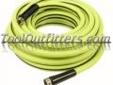 "
Legacy Manufacturing HFZW5875YW34 LEGHFZW5875YW34 Flexzillaâ¢ ZillaGreenâ¢ 5/8"" x 75' Water Hose with 3/4"" Thread
Features and Benefits:
Extreme all-weather flexibility
Internal kink resistant rib
No memory - lays flat
Crush resistant nickel plated male