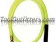 "
Legacy Manufacturing HFZ3804YW2B LEGHFZ3804YW2B FlexzillaÂ® ZillaWhipâ¢ 3/8"" x 4' ZillaGreenâ¢ Ball Swivel Whip Hose
WHY USE A ZillaWhipâ¢
Increases longevity of the main hose
Reduces user fatigue by eliminating weight of coupler/plug
Ball swivel increases