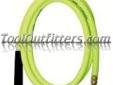 "
Legacy Manufacturing HFZ3806YW2B LEGHFZ3806YW2B FlexzillaÂ® ZillaWhipâ¢ 3/8"" x 6' ZillaGreenâ¢ Ball Swivel Whip Hose
WHY USE A ZillaWhipâ¢
Increases longevity of the main hose
Reduces user fatigue by eliminating weight of coupler/plug
Ball swivel increases