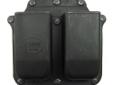 Double Mag Pouch- Roto Belt- Black- Fits 2.75" BeltsFits:Glock: 17, 19, 22, 23, 26, 27, 31, 32, 33, 34, 35, 37, 38, 39 (9, 40, 357, 45 GAP)H&K: USP (9mm and 40)Taurus: PT145, PT822
Manufacturer: Fobus
Model: 6900RB214
Condition: New
Price: $24.77