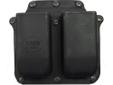 Double Mag Pouch- Roto Belt- BlackFits:FN: FNX 9, FNX 40, FNP 9, FNP 40Taurus: PT809, PT840
Manufacturer: Fobus
Model: 6900RBS
Condition: New
Price: $24.77
Availability: In Stock
Source: