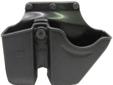 Mag/Cuff Holster- Belt Holster- BlackFits:- Glock: 17, 19, 22, 23, 26, 27, 31, 32, 33, 34, 35, 37, 38, 39- H&K: USP- Taurus: PT145, PT822
Manufacturer: Fobus
Model: CU9GBH
Condition: New
Availability: In Stock
Source: