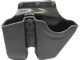 Mag/Cuff Holster- Roto Belt Holster, 2.25"- BlackFits:- Glock: 17, 19, 22, 23, 26, 27, 31, 32, 33, 34, 35, 37, 38, 39- H&K: USP- Taurus: PT145, PT822
Manufacturer: Fobus
Model: CU9GRB214
Condition: New
Availability: In Stock
Source: