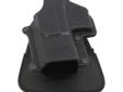 Fobus Holster- Type: Roto Paddle- Color: Black- Left HandFeatures:- Available in 1 3/4" belt- Unique Roto-Holster? system rotates 360Â° employing a forward or rearward cant.- Easily adjusts for cross draw, bodyguard, driver, small of the back or strong