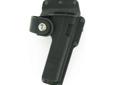 Fobus Holster- Type: Belt- Color: Black- Right HandFeatures- Accommodates accessories mounted on frame rails or trigger guards.- Retention provided by leather thumb break and muzzle stud.- Lightweight, reinforced construction.Fits:- Glock 20/21/37Specs: