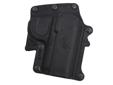 Fobus Holster- Type: Belt- Color: Black- Right HandFeatures:- Low profile design for concealment- Passive retention around trigger guard- Allows for rapid presentation, yet securely locks handgun in place.Fits:- Kimber: 1911 3", 4", 5"Specs: Color: