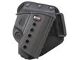 This polymer ankle holster features a molded body for a secure fit. Wide ankle band keeps the gun close to the ankle while providing support and comfort. Right hand draw attaches to the left ankle.Color: Black
Manufacturer: Fobus
Model: PPSA
Condition: