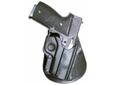 Features: - Unique Roto-Holster? system rotates 360Â° employing a forward or rearward cant - Easily adjusts for cross draw, bodyguard, driver, small of the back or strong side carry - Patented locking adjustment system allows for forty (40) possible