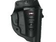 The new E2 series features one-piece holster body construction, and like all FOBUS Holsters, the Evolution, is lightweight and includes steel reinforced rivet attachment and a protective sight channel. The paddle also includes a rubberized insert to