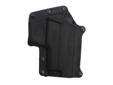 Fobus Holster- Type: Roto Belt- Color: Black- Right HandFeatures:- Up to 2 1/4" duty belt- Unique Roto-Holster? system rotates 360Â° employing a forward or rearward cant.- Easily adjusts for cross draw, bodyguard, driver, small of the back or strong side